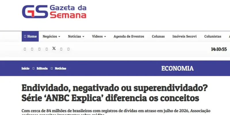 endividado negativado