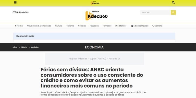 férias sem dívidas
