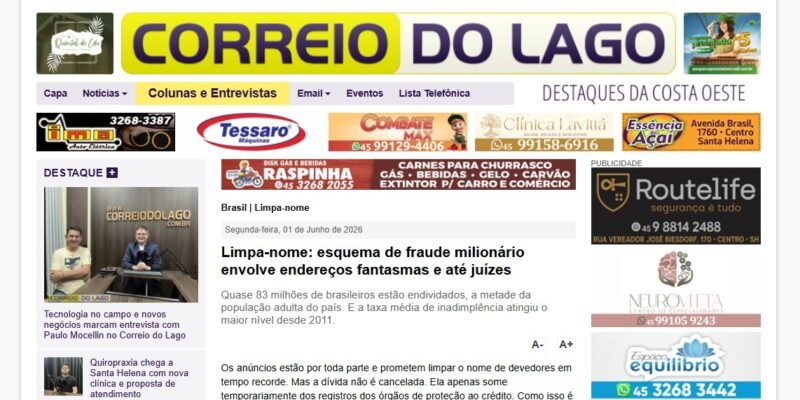fraude milionário