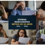 reincidência da inadimplência
